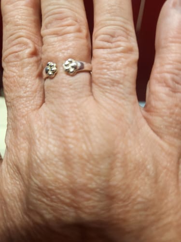 Customer photo review of The Paw Hug From Heaven Ring