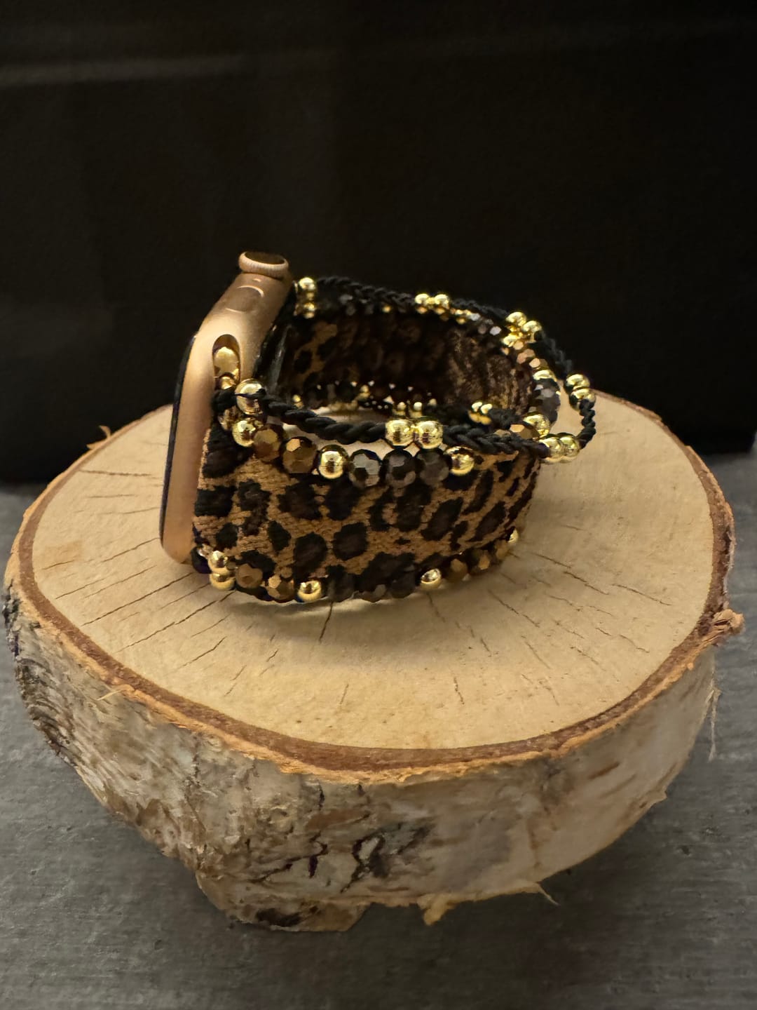 Customer photo review of Safari Chic Apple Watch Strap