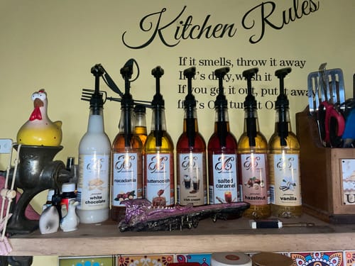 Customer photo review of Macadamia Coffee Syrup