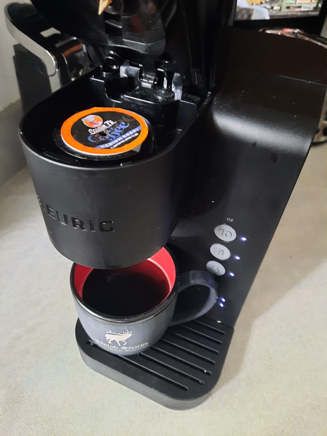 Customer photo review of Cousin T's Signature Blend Medium Roast Coffee