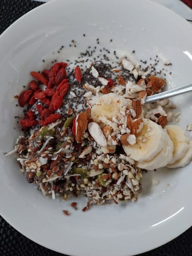 Customer photo review of Blend11: Low FODMAP, low carb, gluten free bircher muesli (Best Poos Ever!)