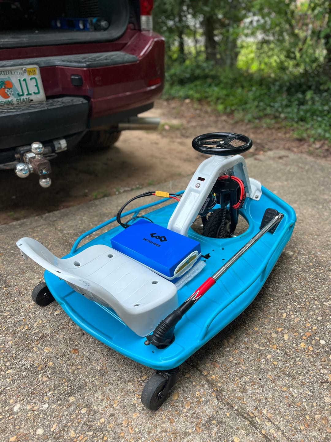 Customer photo review of Budget brushless crazy cart kit