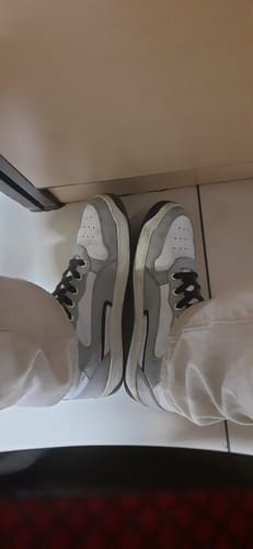 Customer photo review of GALAXY Light grey Men's High Top sneaker