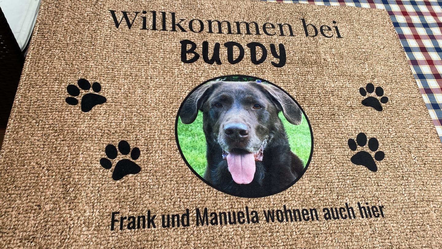 Customer photo review of Eigenes Foto - Individuelle Fußmatte