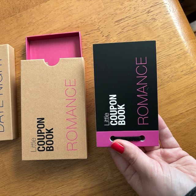 Customer photo review of Date Night Coupon Book