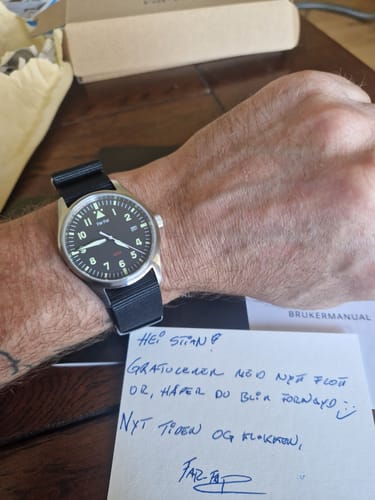 Customer photo review of Far-Far Klassisk Pilotklokke