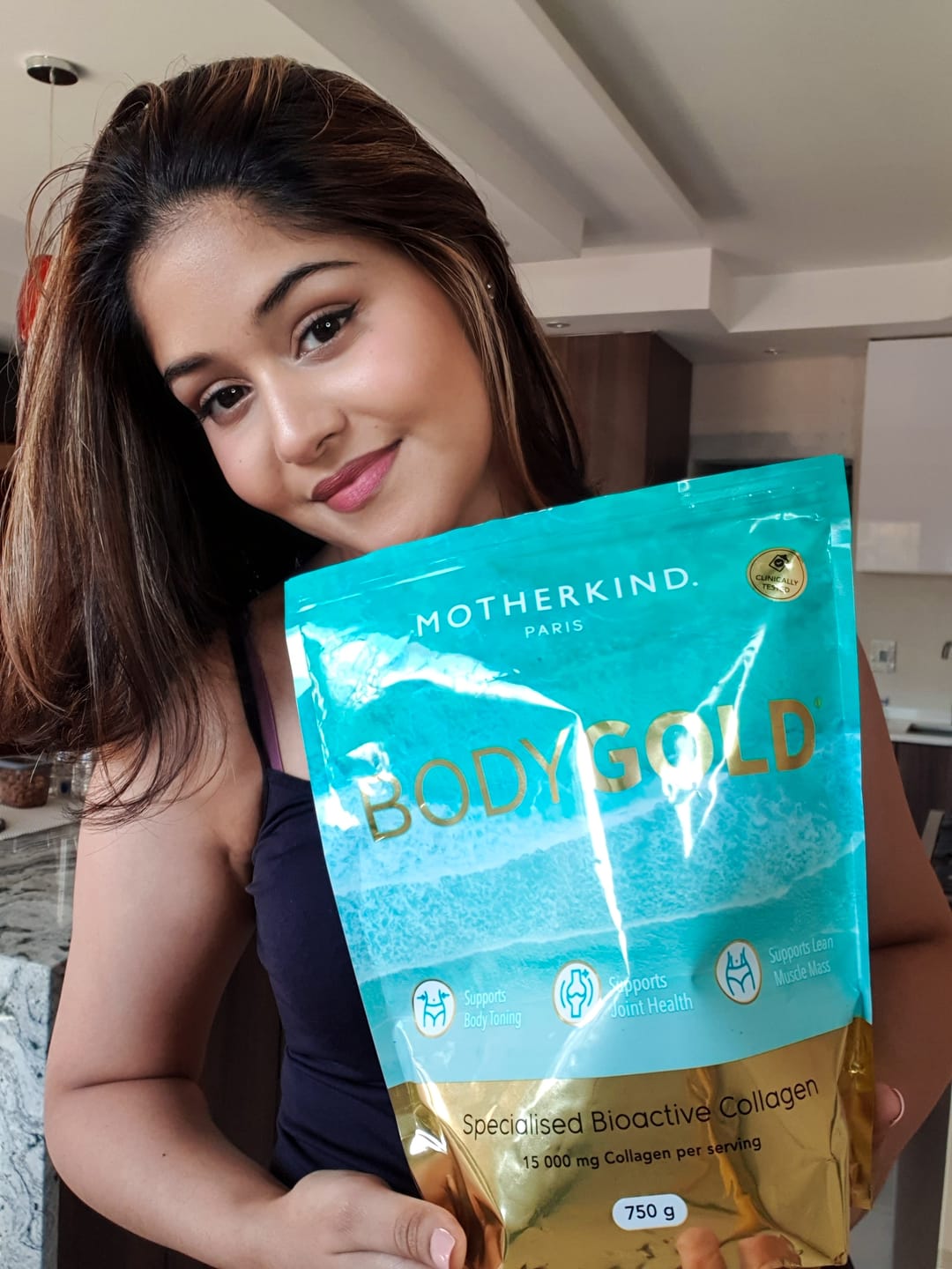 Customer photo review of BodyGOLD Collagen Peptides - 750g