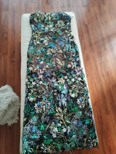 Customer photo review of Alissa Maxi Dress