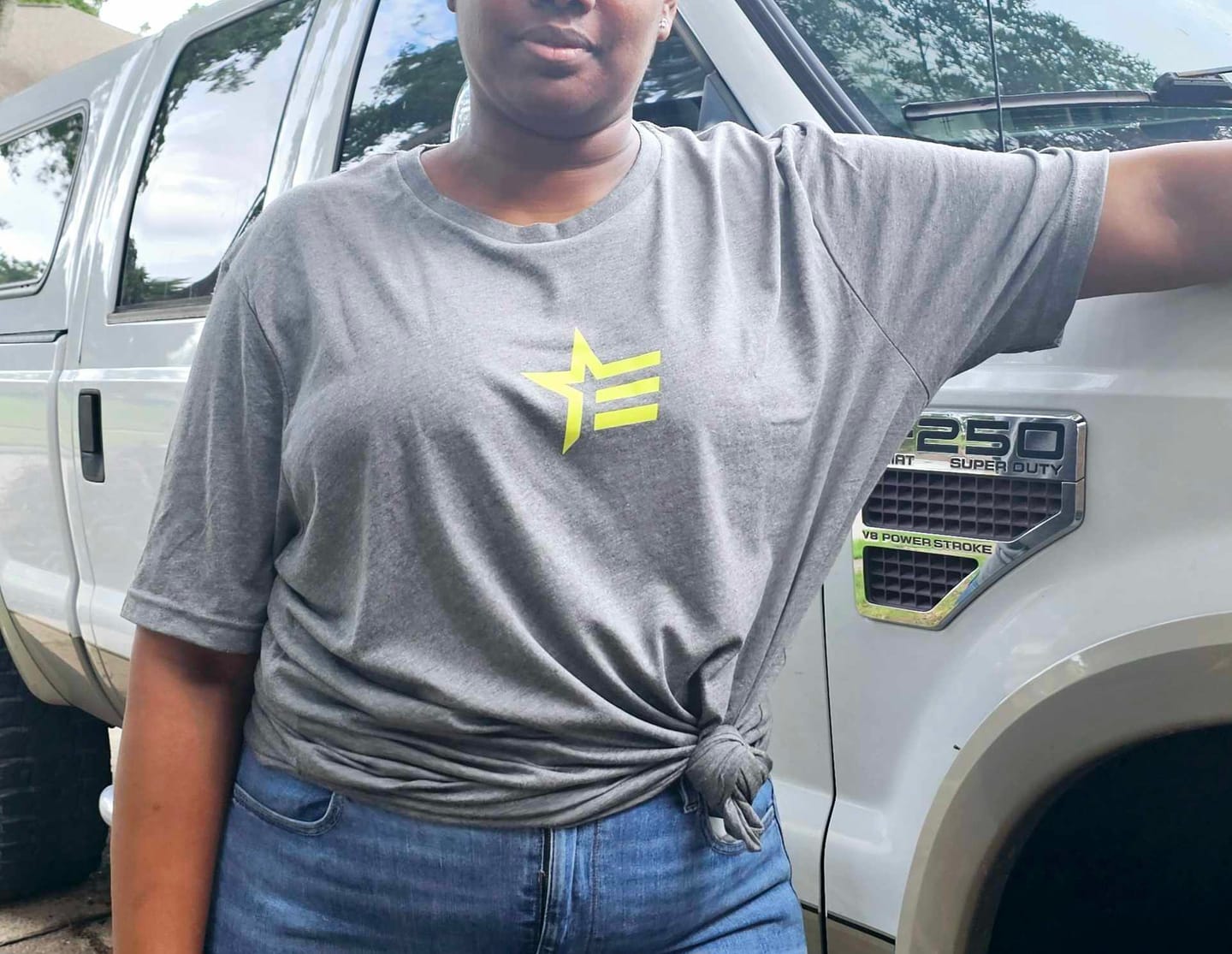Customer photo review of Rogue Tee