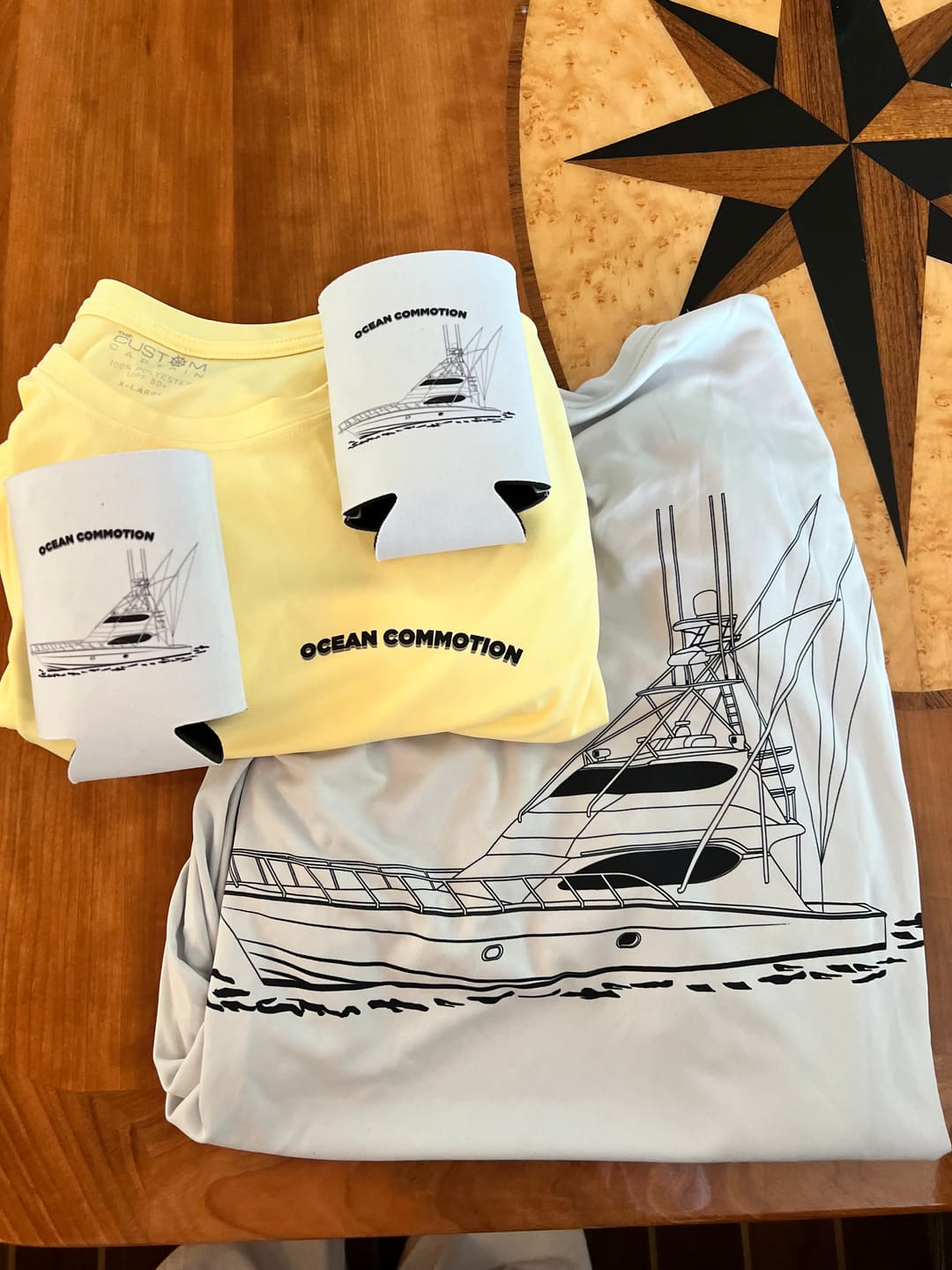 Customer photo review of Dri-Fit Custom Boat Shirts - Short Sleeve