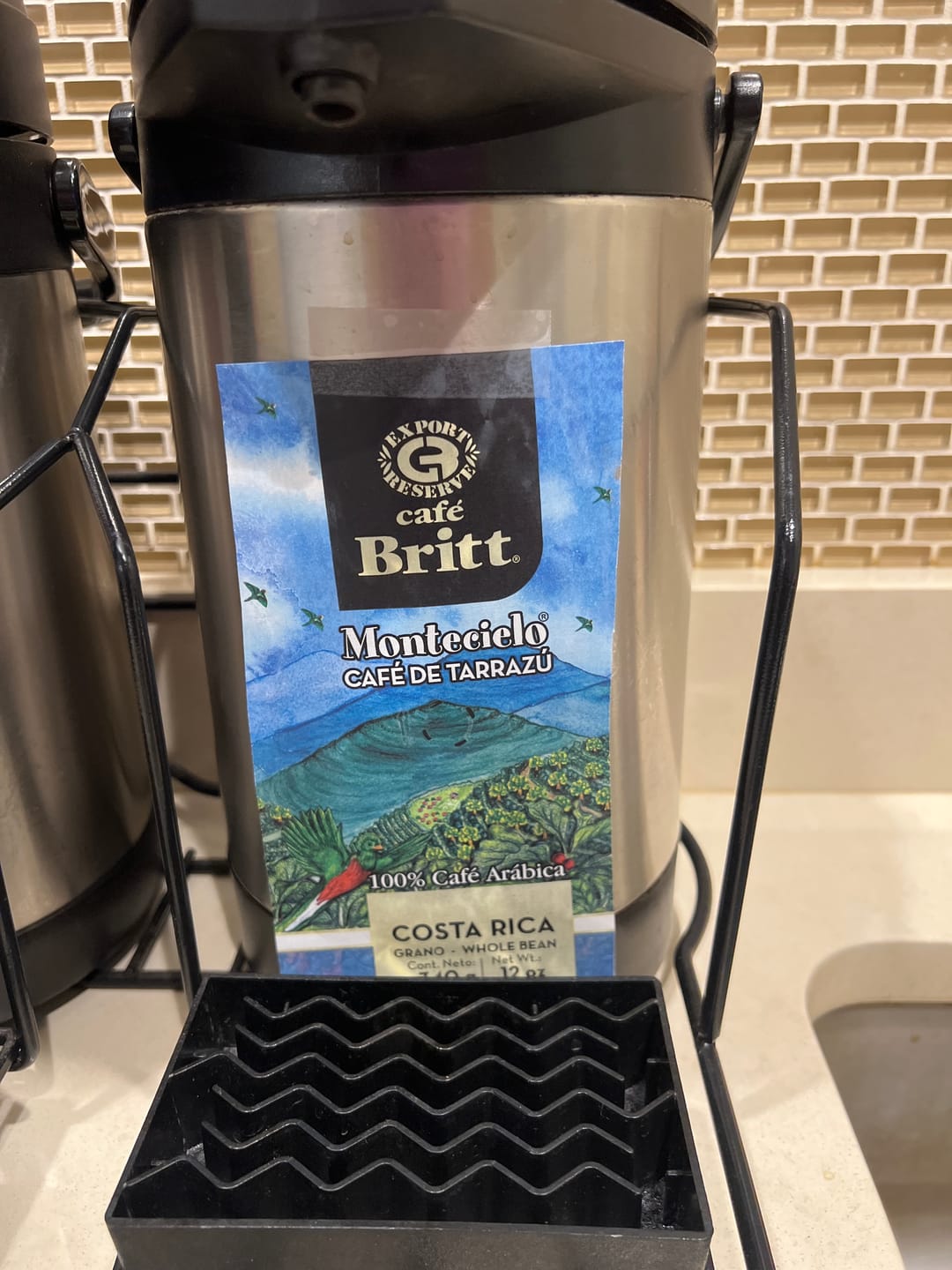 Customer photo review of COSTA RICAN MONTECIELO COFFEE FROM TARRAZÚ