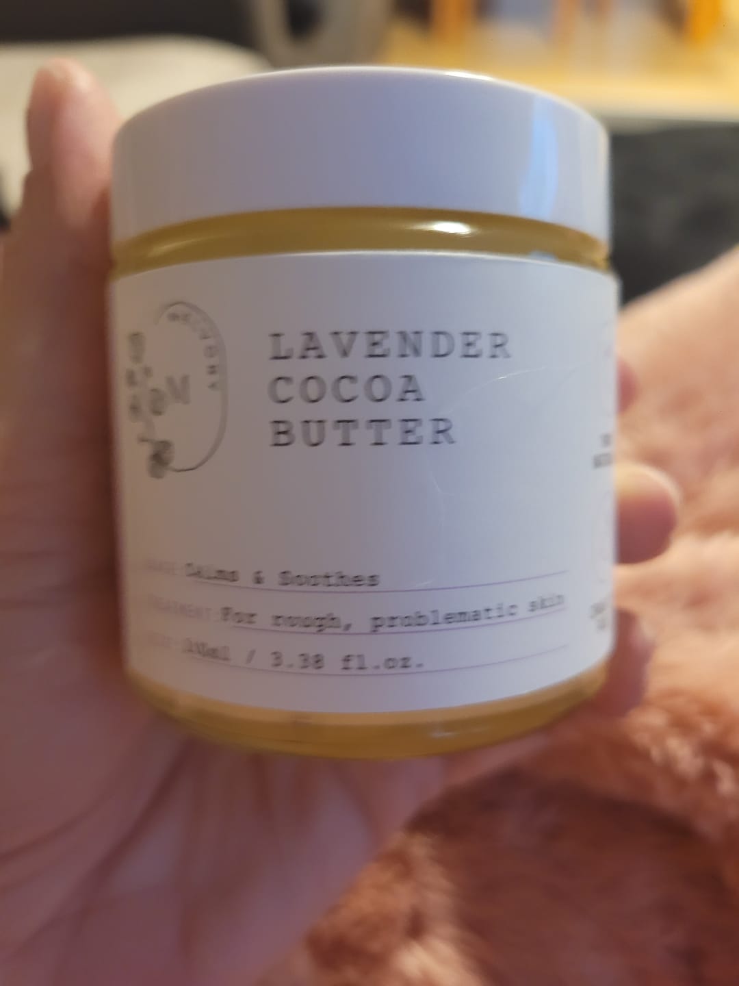 Customer photo review of Lavender Cocoa Butter