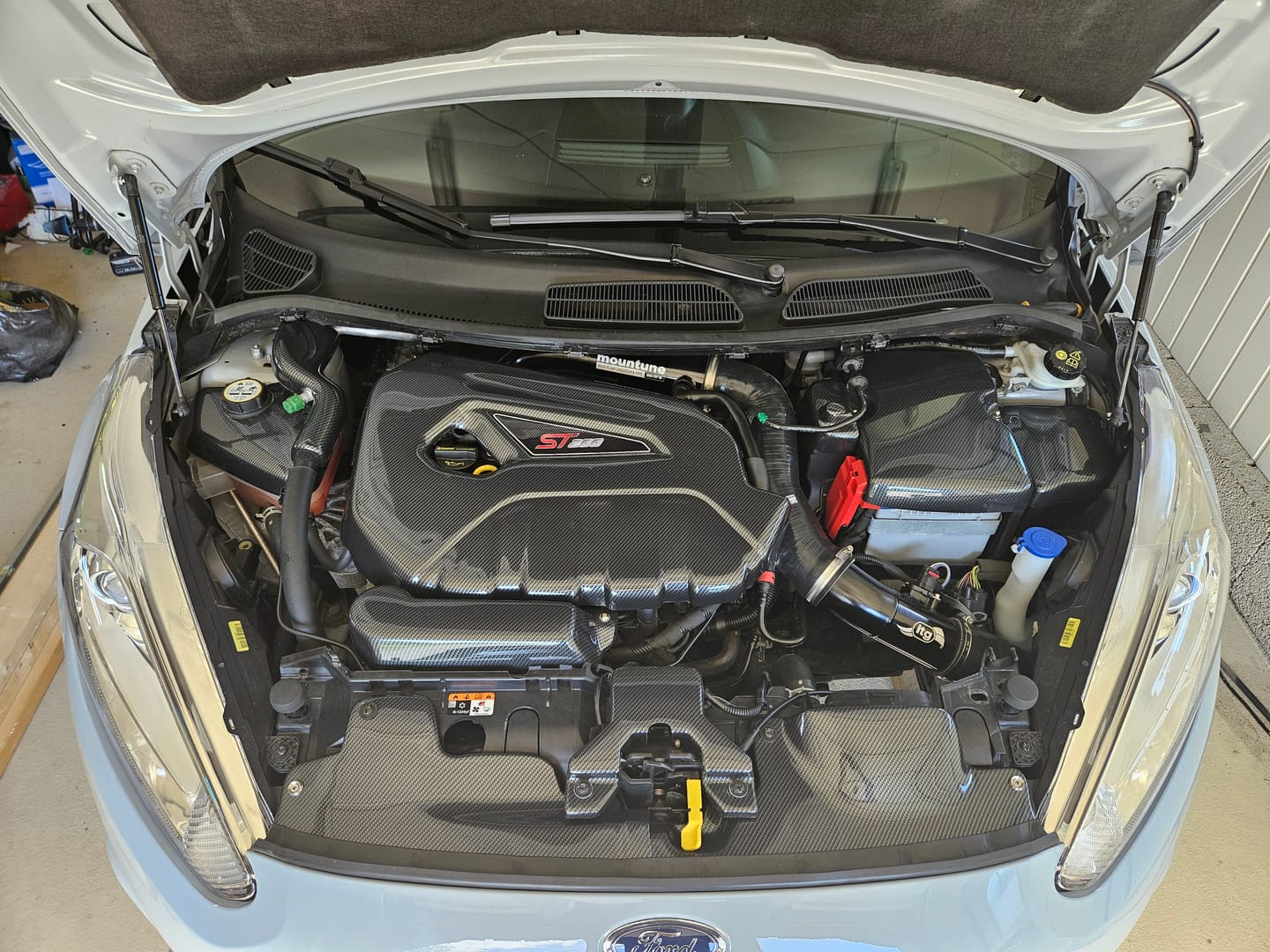 Customer photo review of Proform Engine Bay Slam Panel Covers - MK7.5 Fiesta (Plastic Finishes)