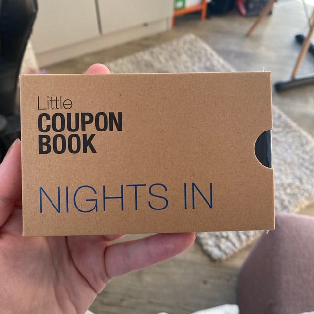 Customer photo review of Nights In Coupon Book
