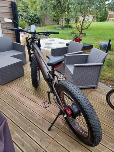 Customer photo review of Dukawey Silvertip8 1000W 26” Fat Bike E-Mountain Bike 52V 20Ah Samsung Battery SUV E-Bike