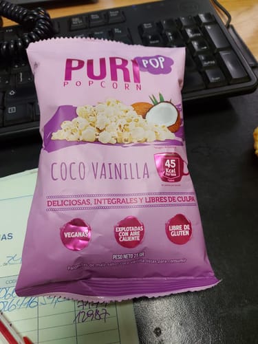 Customer photo review of Pack COLACIÓN 🎒 20 Puripop Popcorn Individual Endulzada