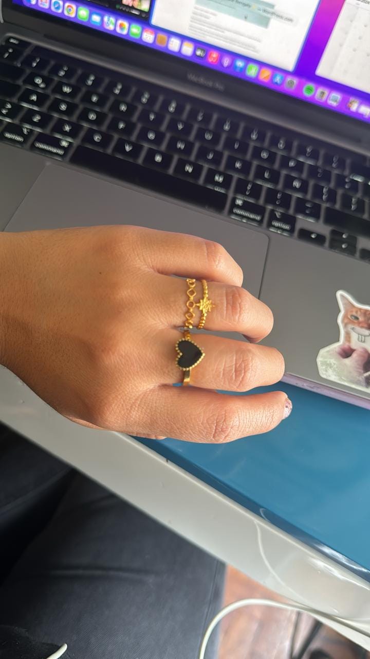 Customer photo review of Anillo Ajustable Star