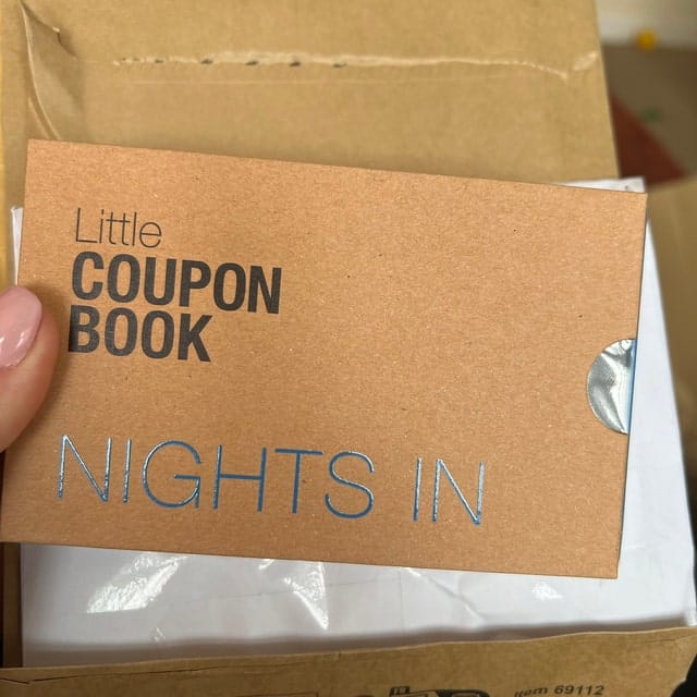 Customer photo review of Nights In Coupon Book