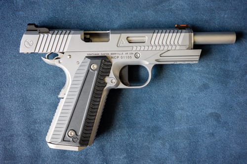 Customer photo review of RWA NIGHTHAWK CUSTOM AGENT 2 CO2 AIRSOFT PISTOL - STAINLESS STEEL VERSION