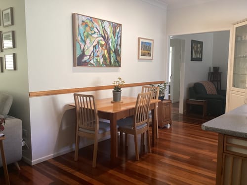 Customer photo review of Eucalypt Forest -  Original Abstract Australian Bush Nature Painting Stretched Canvas Or Art Print - Nature Wall Art