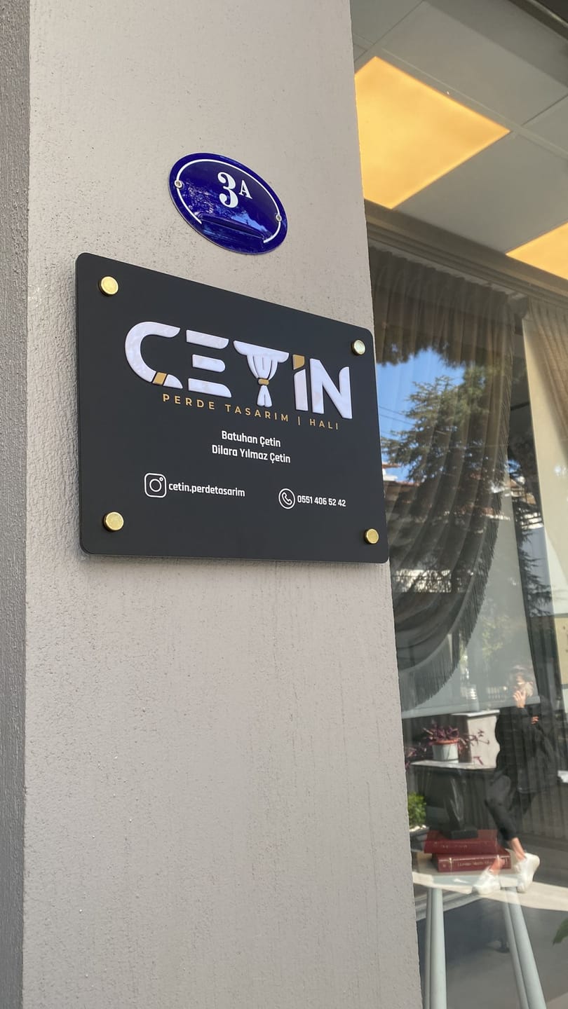 Customer photo review of Kabartma Kapı Tabelası