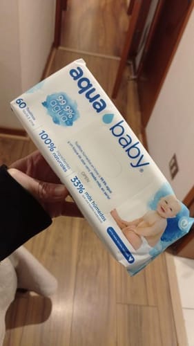 Customer photo review of Aqua Baby 36 Bolsas de 60 Toallitas Húmedas