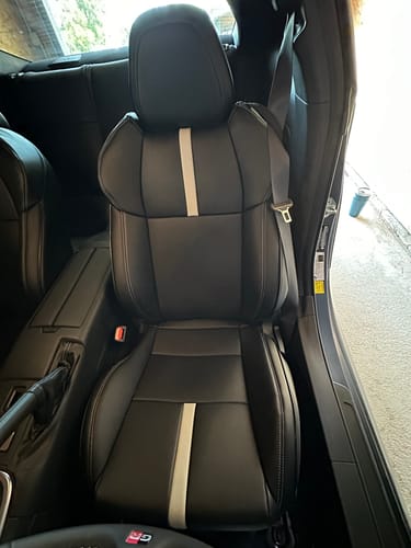 Customer photo review of 2022+ Toyota GR86 / Subaru BRZ Custom Leather Seat Covers