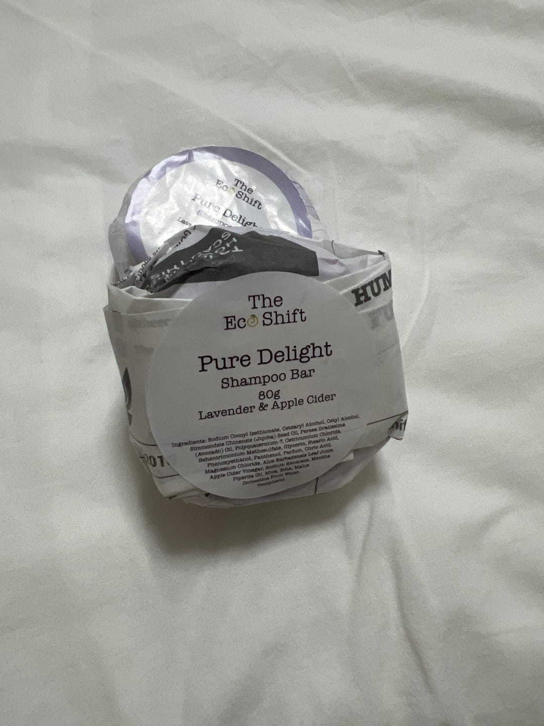 Customer photo review of Hair Grower Shampoo Bar Pure Delight