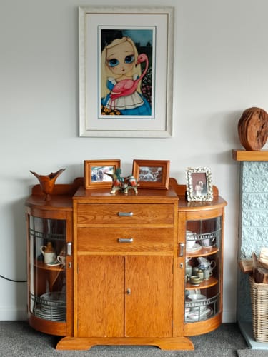 Customer photo review of Alice and the Flamingo - Fine Art Print