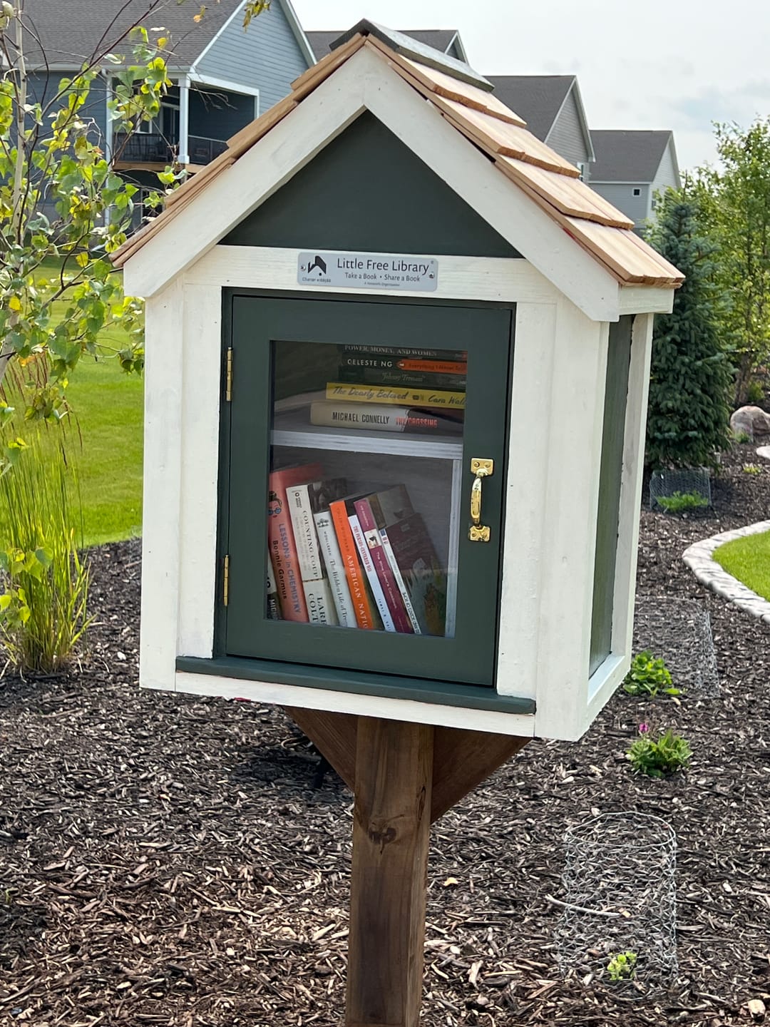 Customer photo review of Little Free Library Official Charter Sign