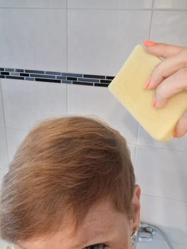 Customer photo review of 6% Lavendel & Kamille Haarseife