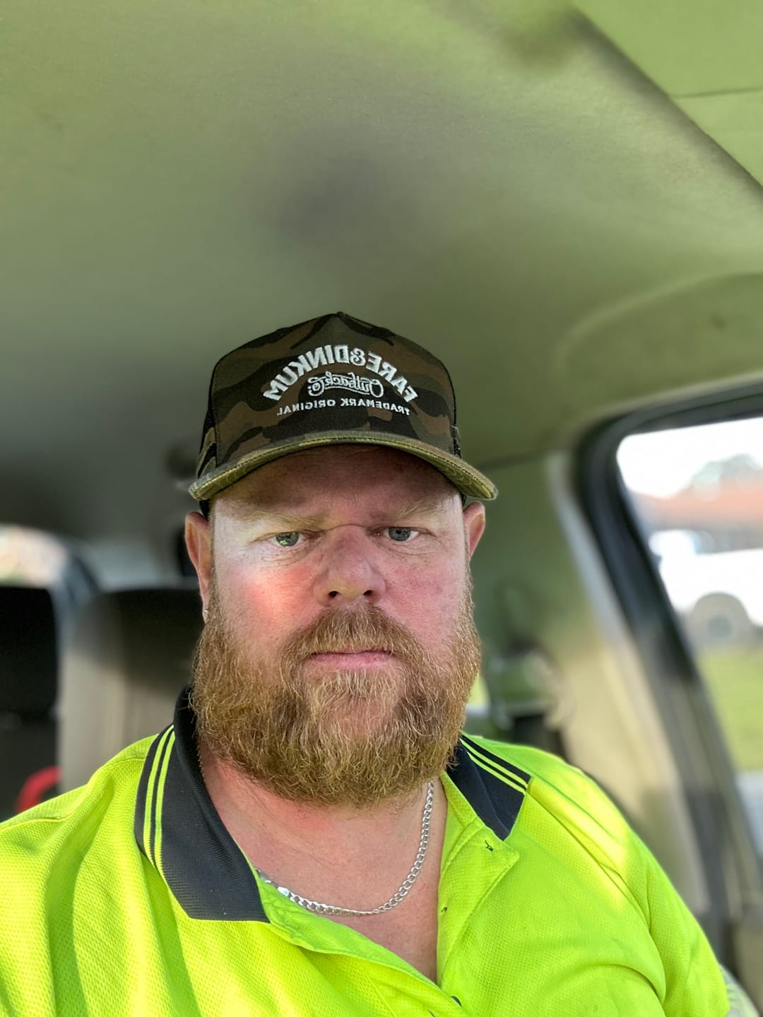 Customer photo review of Outback Trucker Forest Camo