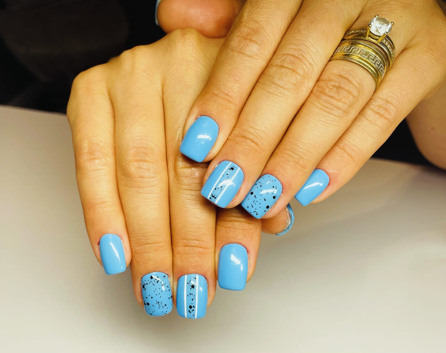 Customer photo review of Semilac Care Base Coat UV Gel Polish 7 ml