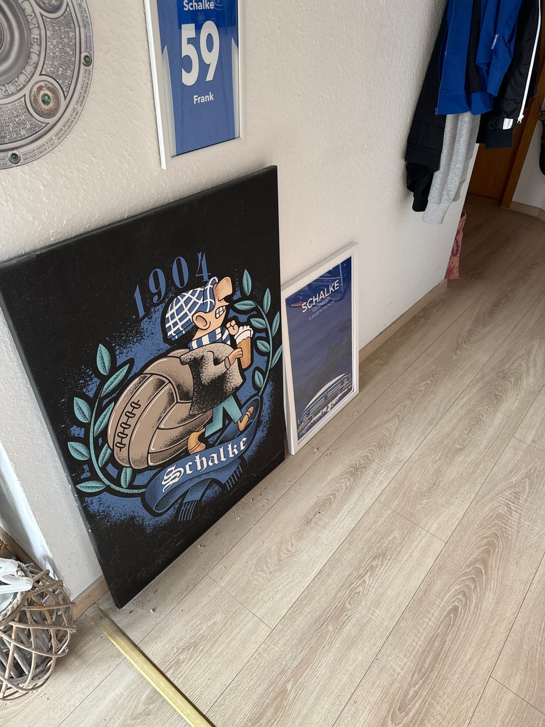 Customer photo review of Stadion Illustration Poster Schalke