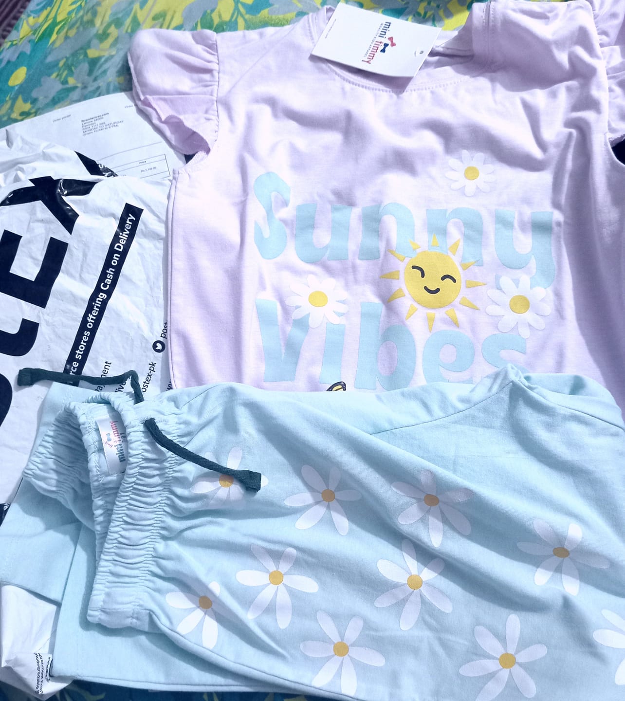 Customer photo review of Kids Soft Cotton Graphic Suit