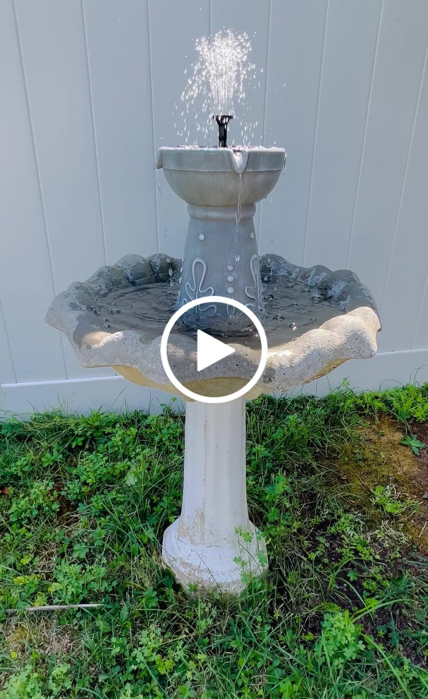 Customer video review of Trapani 8-Spout Fountain Tower