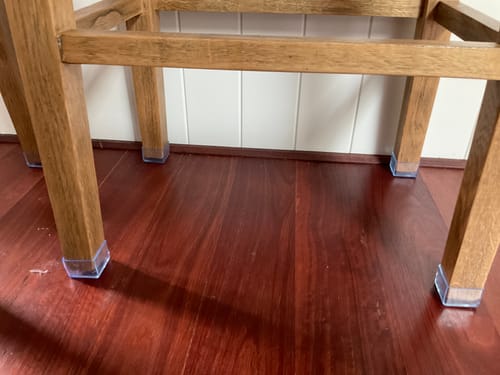 Customer photo review of Square Silicone Non Slip Floor Protector - Floor Protection