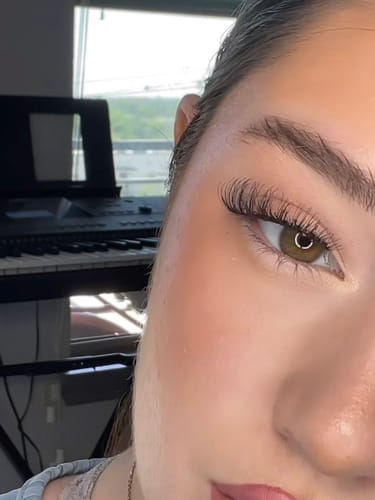 Customer photo review of GlamourLashes - Magnetische Wimpern