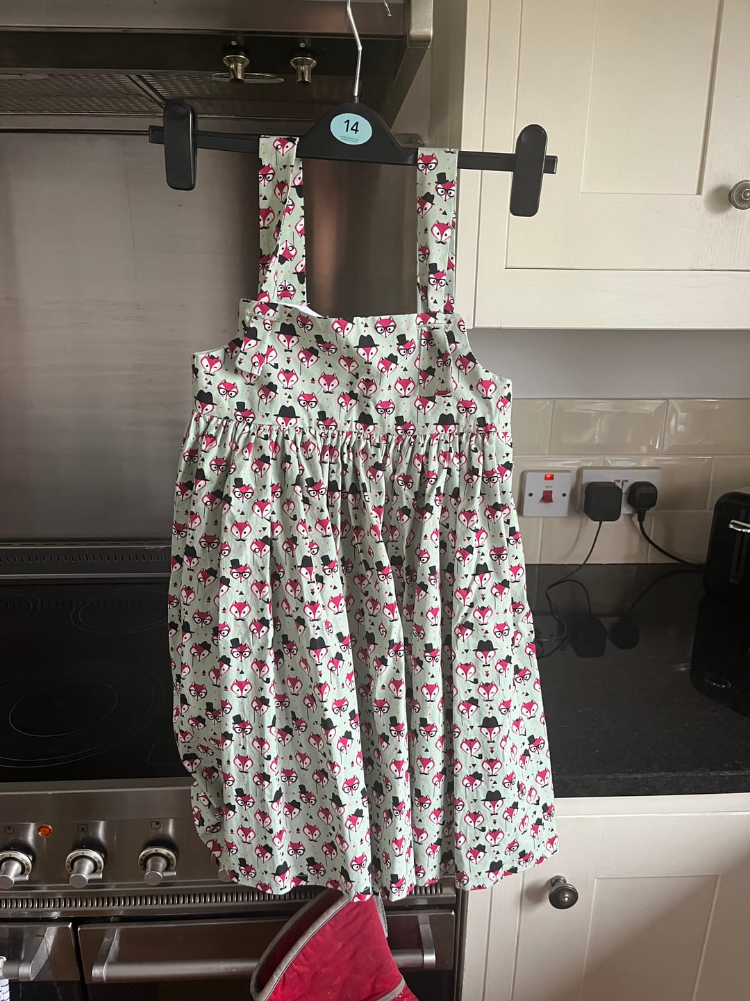 Customer photo review of Fancy Foxes Rose & Hubble Cotton Poplin Fabric