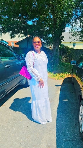 Customer photo review of Belle Nubian Caramel Body Lotion