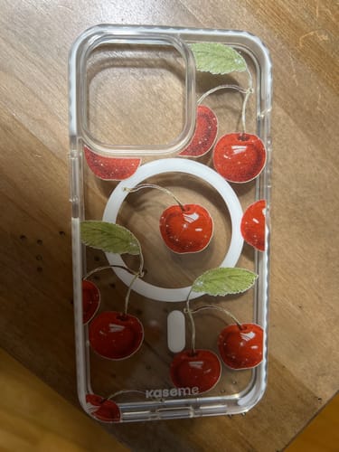 Customer photo review of Juicy Clear Case