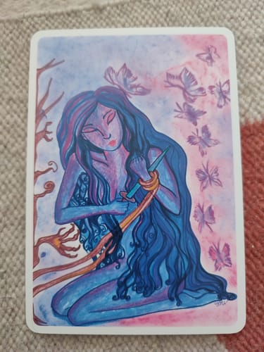 Customer photo review of Mon premier Oracle des messages de l'âme