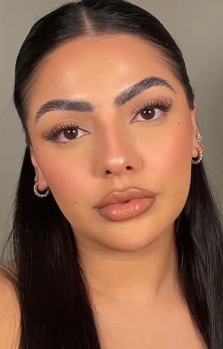 Customer photo review of GlamourLashes - Magnetische Wimpern