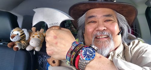 Customer photo review of Compact tomahawk "NIKIDO" with engraved handle