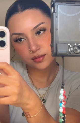 Customer photo review of GlamourLashes - Magnetische Wimpern