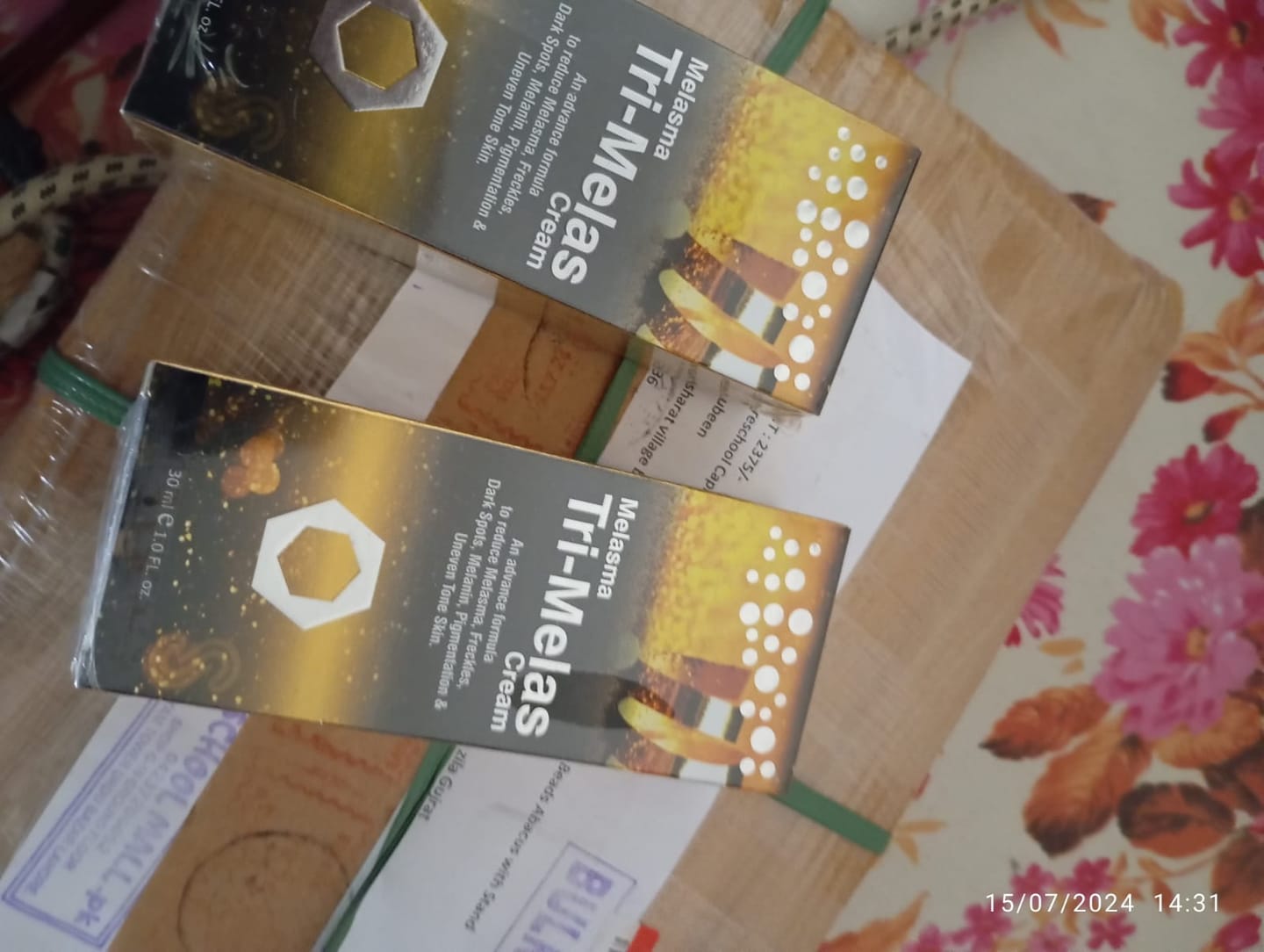 Customer photo review of Tri Melas Cream - 2 Pack