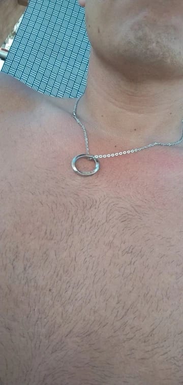 Customer photo review of Round Norse Viking Runes Necklaces