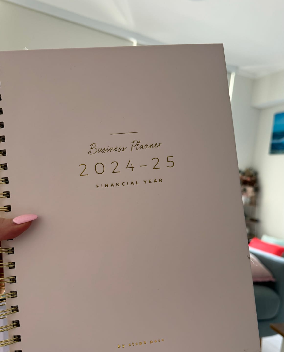 Customer photo review of 2024/25 Financial Year Business Planner - BLUSH