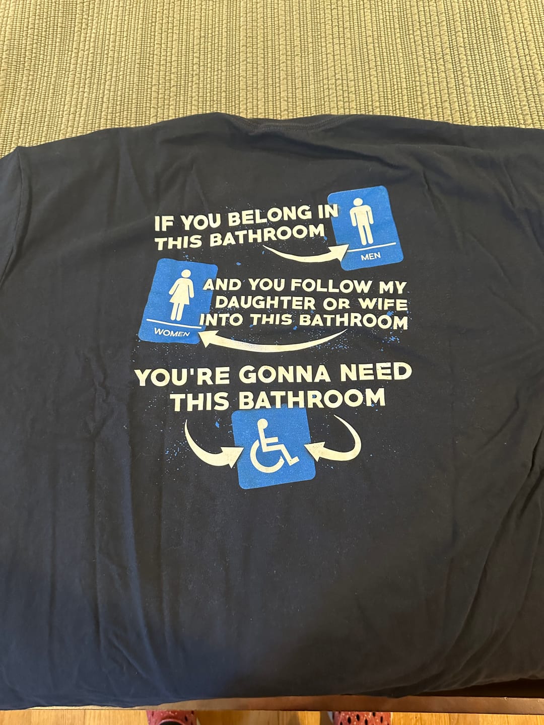 Customer photo review of If You Belong In This Bathroom