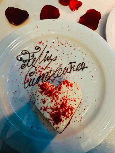 Customer photo review of Cena Romántica